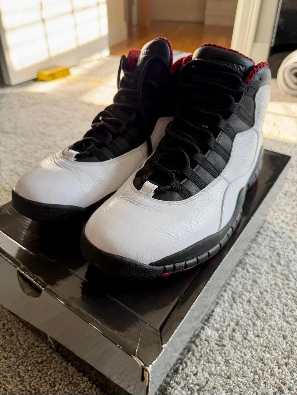 Air Jordan Retro 10 White/Black/Red